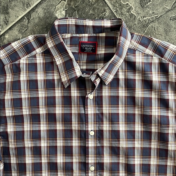 UNTUCKit Other - UNTUCKit Men's Wrinkle-Free Preppy Cottagecore Urban Indie Cotton Plaid Shirt